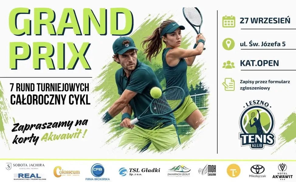 Grand Prix 2026/2027 w tenisie: rusza zimowy sezon, pierwsza runda 27 września