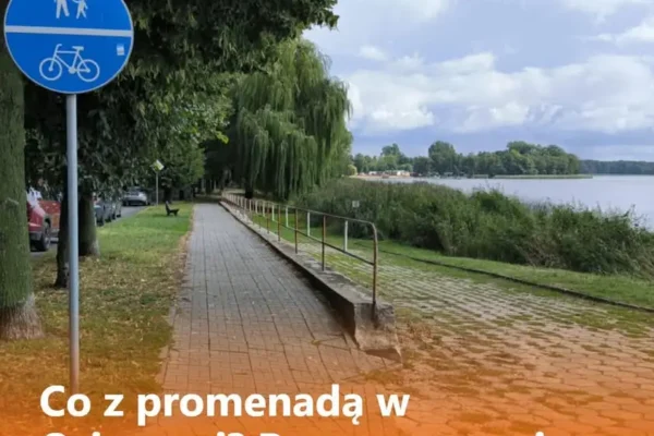 Osieczna: nowa promenada nad jeziorem już w przyszłym roku