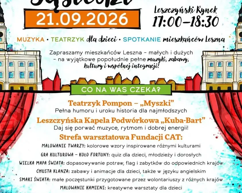 FIKA 2026: Festiwal Inicjatyw, Kooperacji i Aktywności startuje 20 września w Lesznie