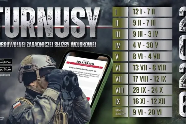 Rekrutacja do Wojska Polskiego: VIII turnus Dobrowolnej Zasadniczej Służby Wojskowej już 28 września