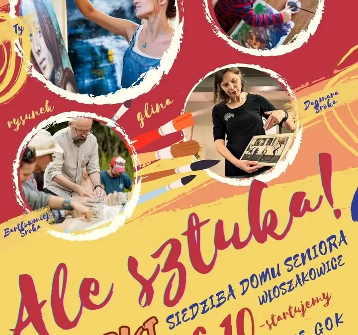 „Ale sztuka!” – nowe zajęcia artystyczne we Włoszakowicach ruszają w październiku