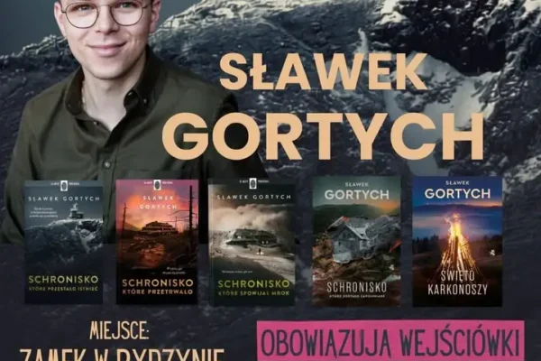 Sławomir Gortych, autor kryminałów karkonoskich, spotka się z czytelnikami w Rydzynie
