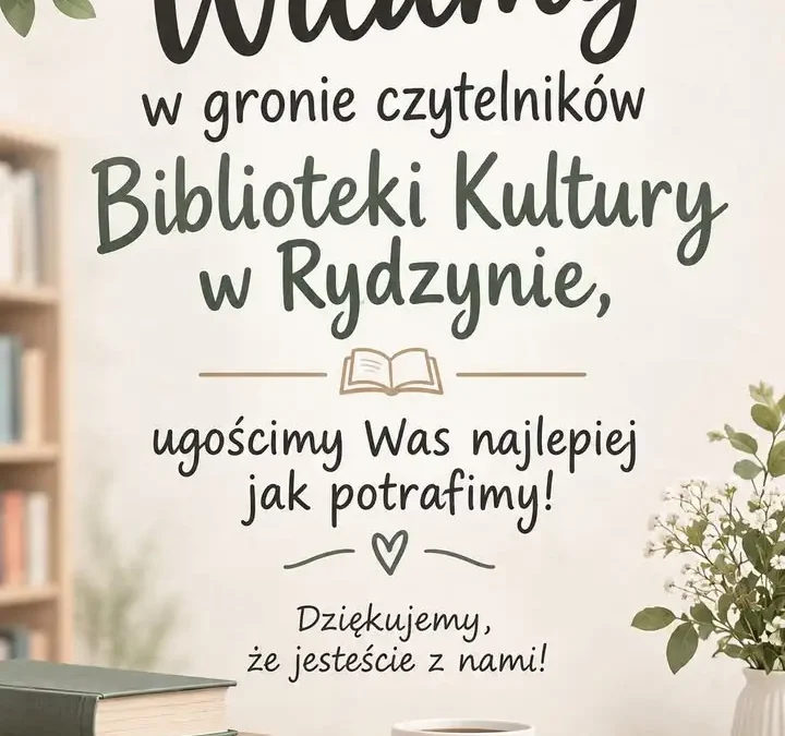Rydzyna: Biblioteka bije rekord popularności – 38 nowych kart w kilka tygodni