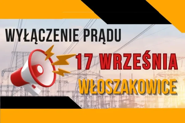 Planowane wyłączenie prądu we Włoszakowicach – 17 września