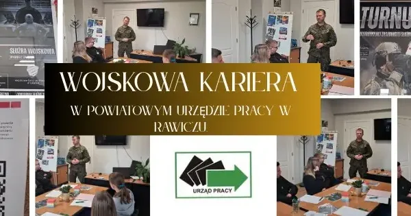 Rawicz: spotkanie o służbie w Wojsku Polskim w Powiatowym Urzędzie Pracy