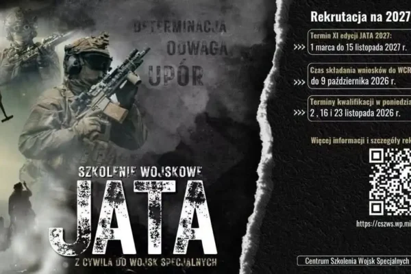 Rusza nabór do elitarnego Centrum Szkolenia Wojsk Specjalnych – JATA 2027
