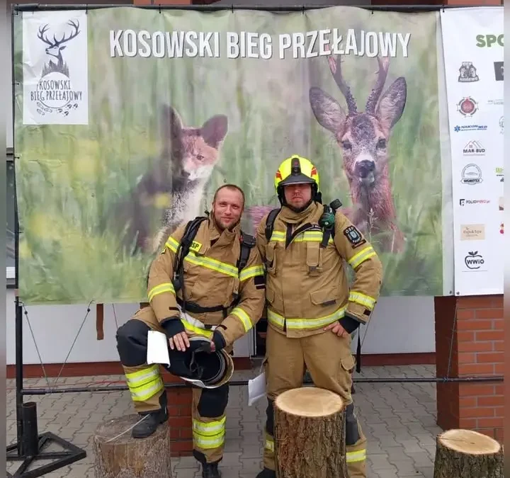 Strażacy z OSP wzięli udział w Kosowskim Biegu Strażackim
