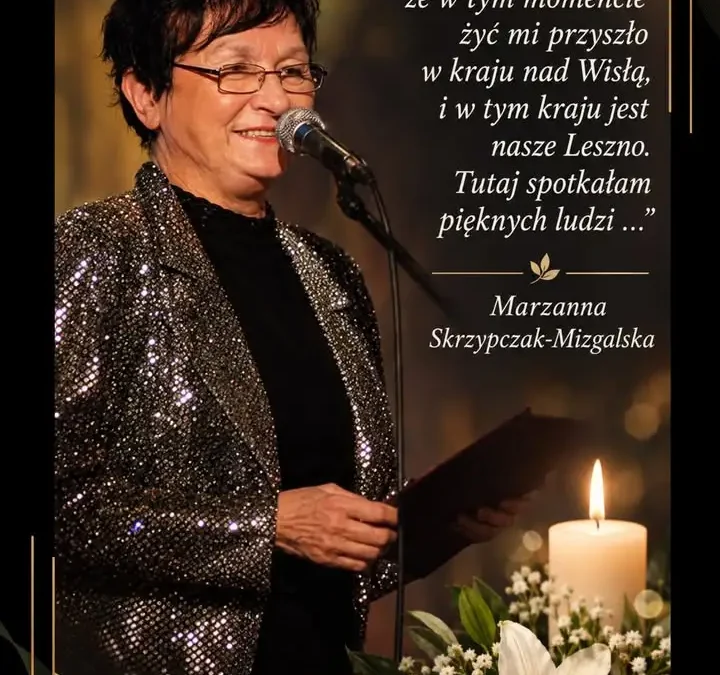 Leszno żegna Marzannę Skrzypczak-Mizgalską – ikonę lokalnej kultury i muzyki
