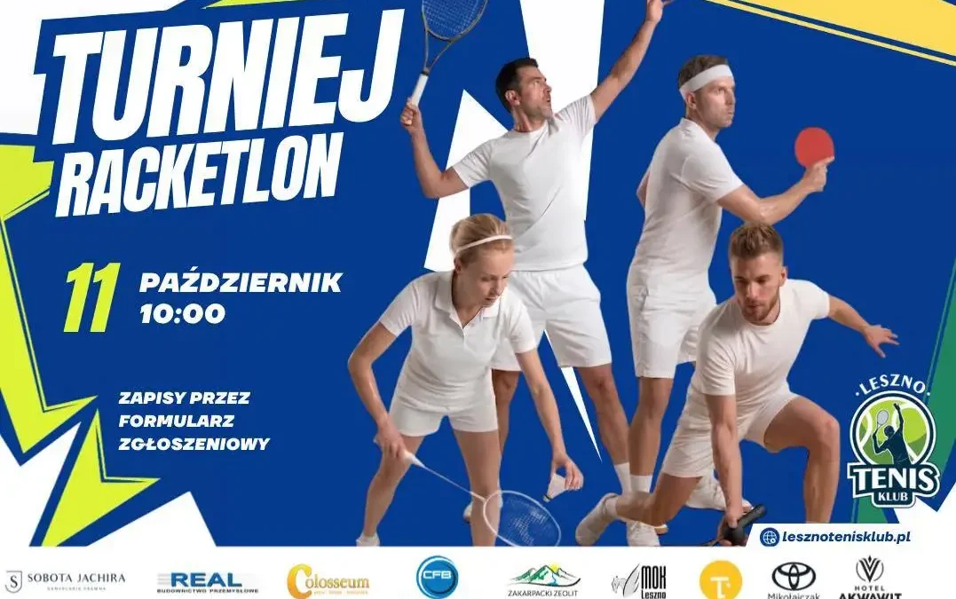 Racketlon w Lesznie: finał Grand Prix już 11 października