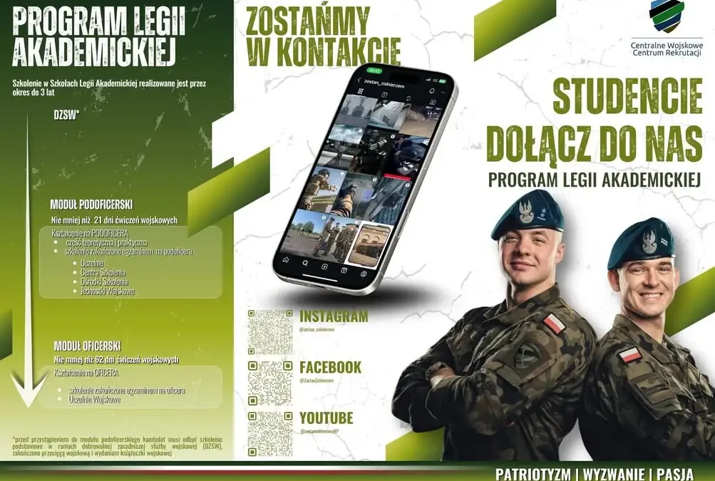 Legia Akademicka — wojskowe szkolenie dla studentów. Jak złożyć wniosek?