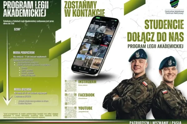 Legia Akademicka — wojskowe szkolenie dla studentów. Jak złożyć wniosek?