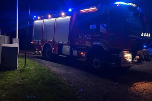 Leszno: Wieczorna interwencja strażaków przy ul. Fabrycznej – wyczuwalny zapach gazu