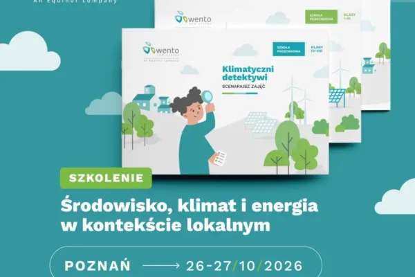 Gmina Lipno: trwa nabór na bezpłatne szkolenie o klimacie i energii