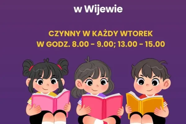 Punkt biblioteczny w Wijewie wznawia działalność – zaproszenie dla przedszkolaków