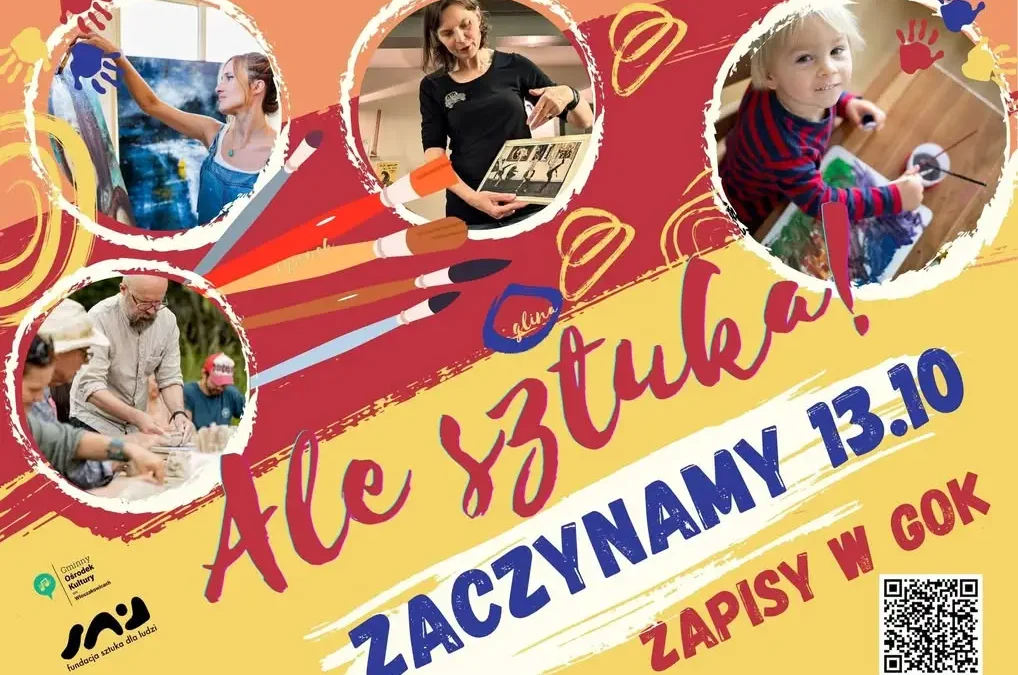 Zajęcia „Ale sztuka!” we Włoszakowicach startują 13 października