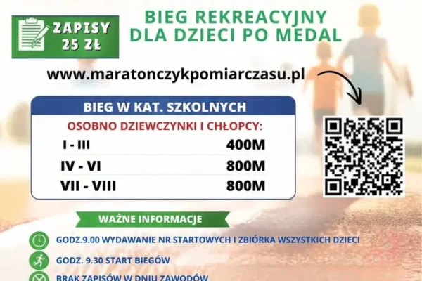 Rydzyński Bieg Niepodległości: ruszyły zapisy dla dzieci