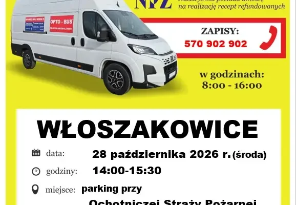 Bezpłatne badania wzroku dla mieszkańców gminy Włoszakowice – 28 października