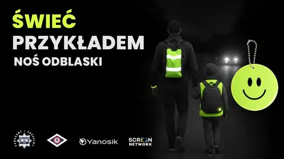 Policja inauguruje akcję „Świeć Przykładem – Noś Odblaski”