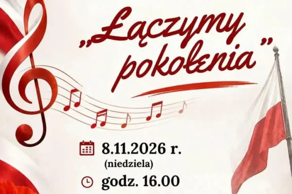 Święciechowa: Wspólne śpiewanie pieśni patriotycznych z okazji Święta Niepodległości