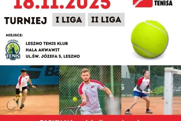 Polska Liga Tenisa zawita do Leszna – turniej już 18 listopada
