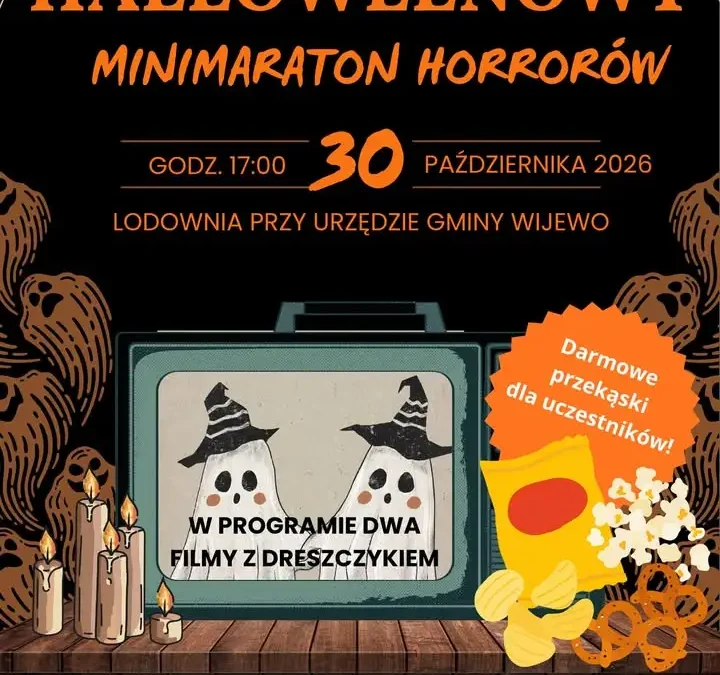 Halloweenowy Minimaraton Horrorów w Lodowni – bezpłatne wejściówki do odbioru