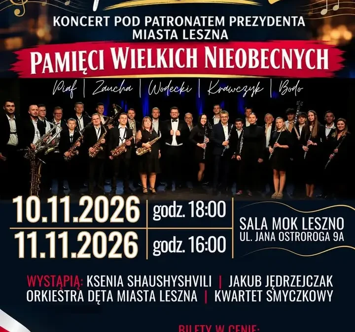 Leszno: Koncert „Czy mnie jeszcze pamiętasz 2” – wyjątkowa muzyczna podróż przez legendy sceny