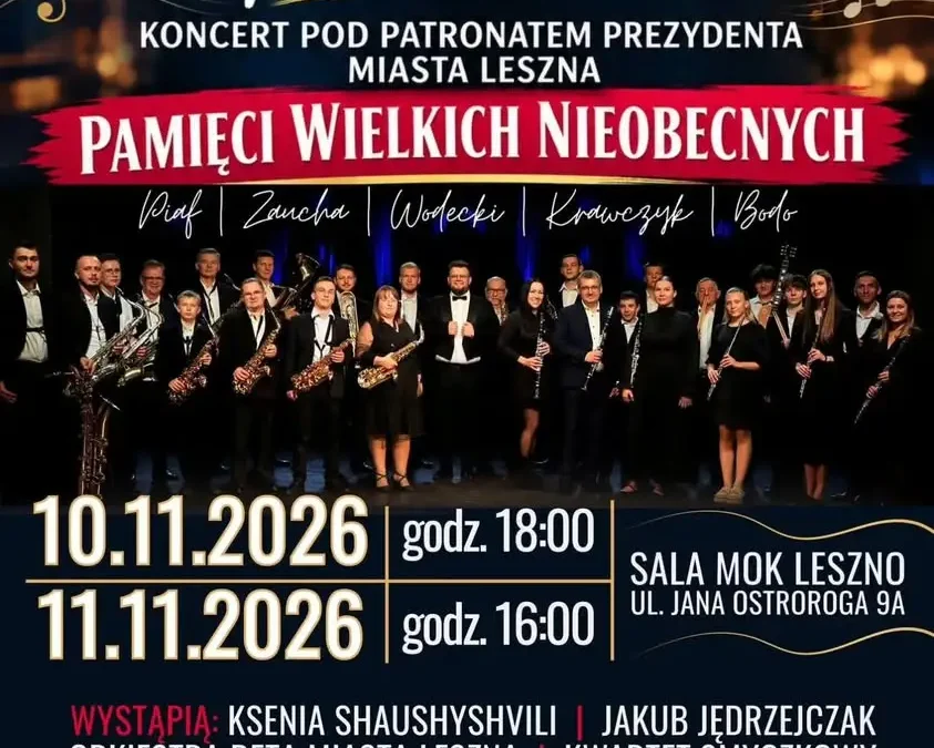 Koncert „Czy mnie jeszcze pamiętasz 2” w Lesznie – hołd dla wielkich nieobecnych