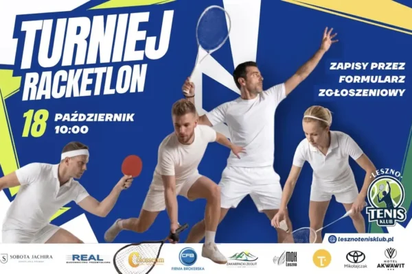 Racketlon w Lesznie: finał Grand Prix już 11 października
