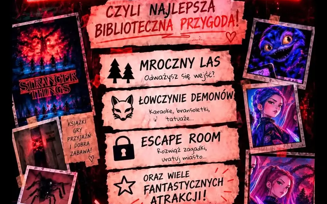 Bibliotekon w Lipnie – fantastyczna noc w bibliotece już dziś!