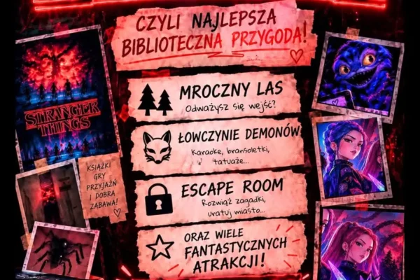 Bibliotekon w Lipnie – fantastyczna noc w bibliotece już dziś!