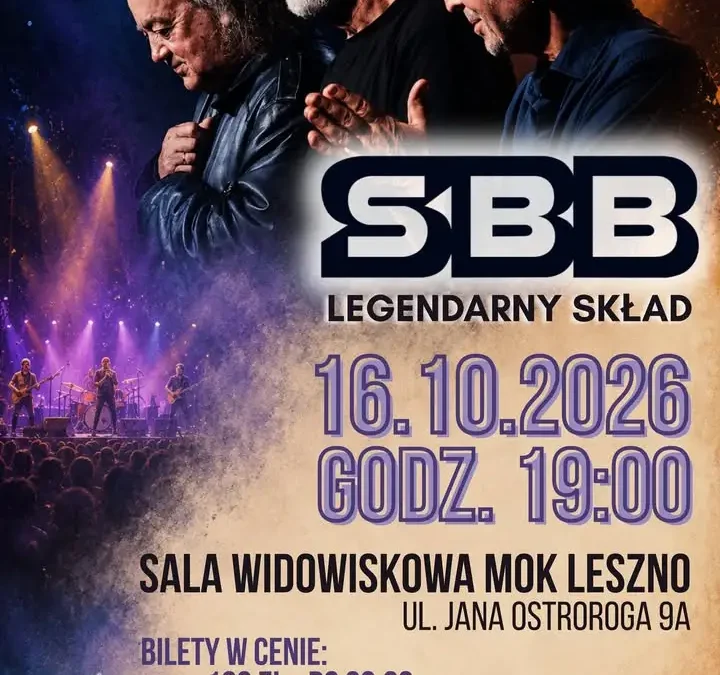 Koncert SBB w Lesznie już w piątek – ostatnia szansa na tańsze bilety