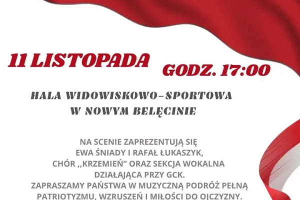Koncert Niepodległościowy w Nowym Belęcinie – 11 listopada