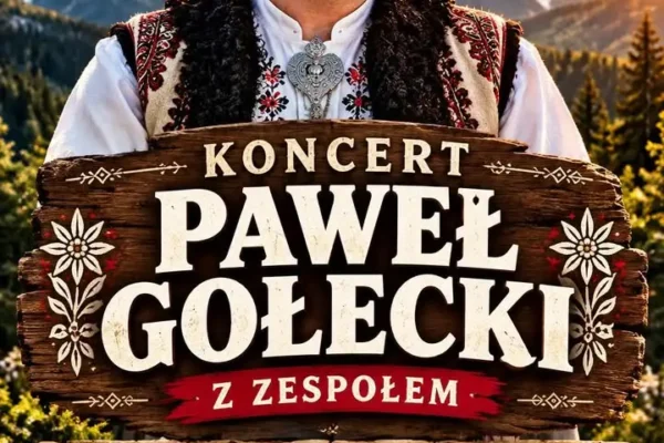 Paweł Gołecki wystąpi w Lipnie – koncert już 22 listopada