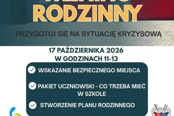 Trening rodzinny w Rydzynie – OSP i urząd zapraszają 17 października