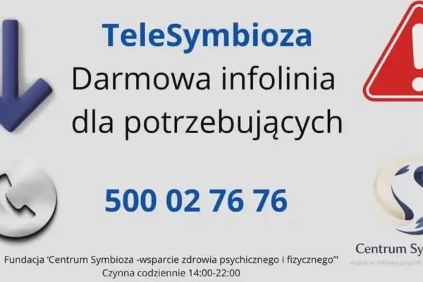 Fundacja Centrum Symbioza uruchomiła bezpłatną infolinię wsparcia psychologicznego