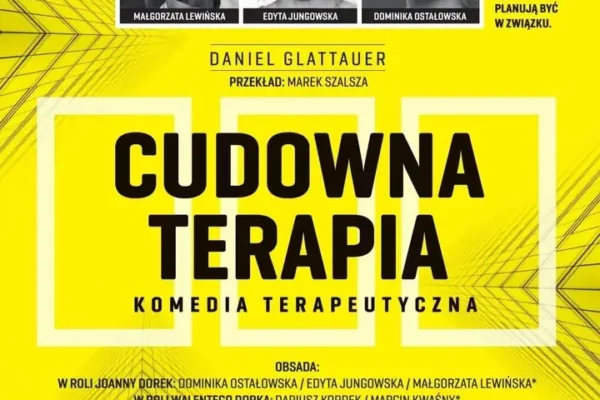 Komedia małżeńska „Terapia” w MOK Leszno – jeszcze są bilety na dzisiejszy spektakl