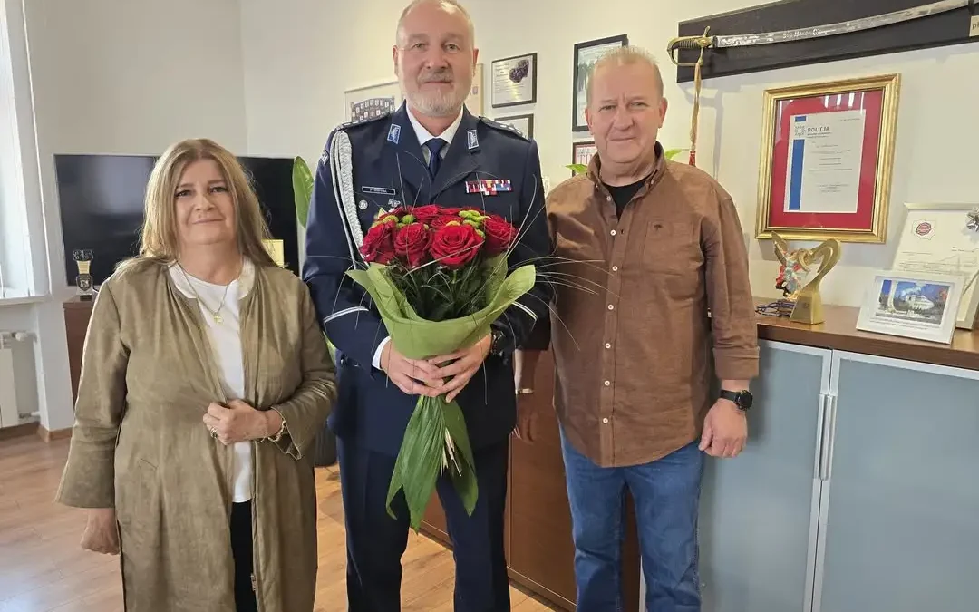Podziękowania dla leszczyńskich policjantów po napadzie na sklep jubilerski