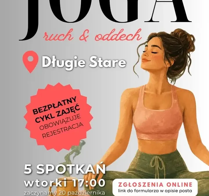 Bezpłatna joga dla początkujących w Gminie Święciechowa – ruszają zapisy