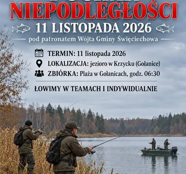 Puchar Niepodległości nad Jeziorem Krzyckim – zawody spinningowe w Gołanicach