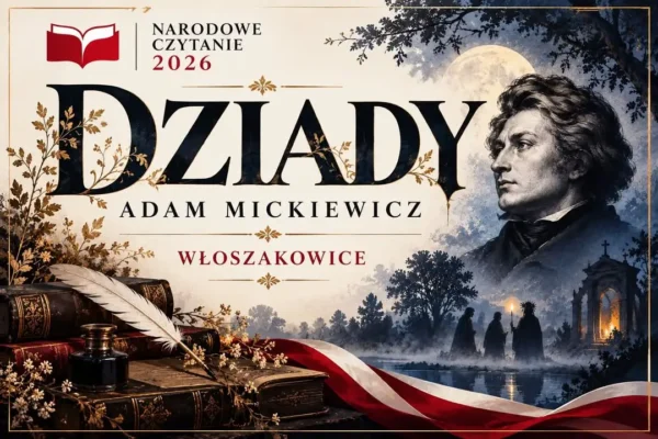 Narodowe Czytanie we Włoszakowicach – zaproszenie na niedzielny wieczór