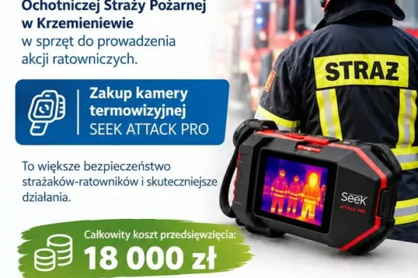 OSP Krzemieniewo z dotacją na kamerę termowizyjną