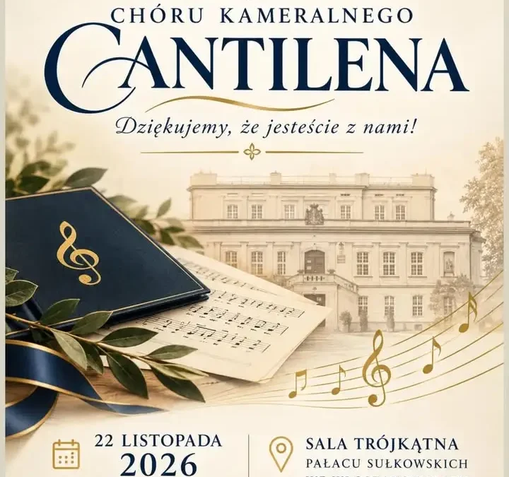 Chór „Cantilena” z Włoszakowic świętuje 35-lecie – jubileuszowy koncert już 22 listopada