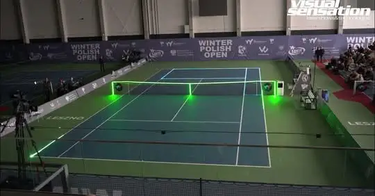 Winter Polish Open w Lesznie: tenisowa uczta z laserowym show