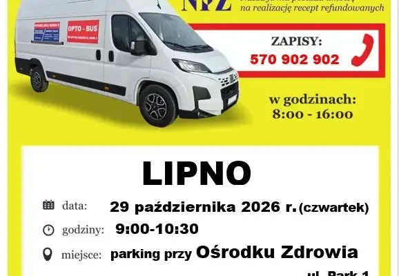 Bezpłatne badanie wzroku w Lipnie – 29 października 2026