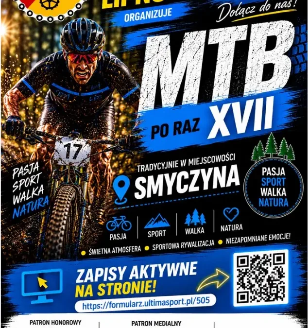 XVII Zawody MTB Orzeł Lipno w Smyczynie – czasowe zamknięcie dróg 11 października